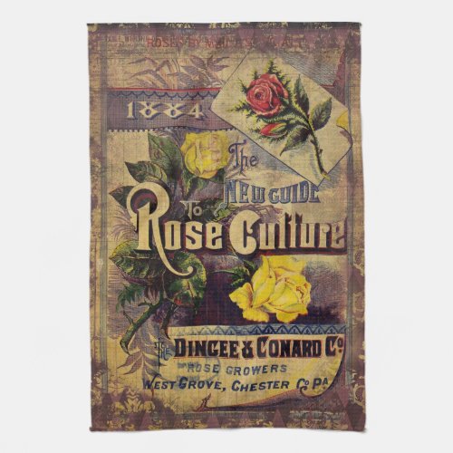 Vintage Seed Catalogue Tea Towel