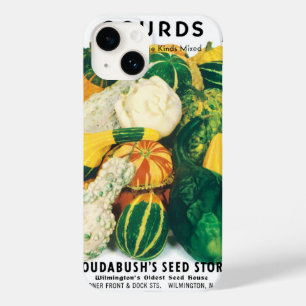 Vintage Seed Packet Art, Mixed Gourds Squash Case-Mate iPhone 14 Case