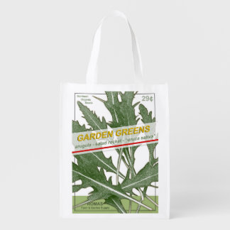 Vintage Seed Packet, Arugula, grocery bag