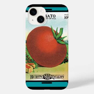 Vintage Seed Packet Label Art, Burt's Seed Tomato Case-Mate iPhone 14 Case