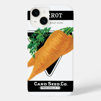 Vintage Seed Packet Label Art, Danvers Carrots Case-Mate iPhone 14 Case