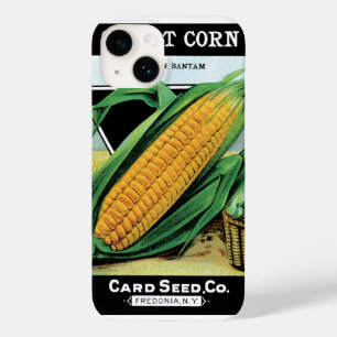 Vintage Seed Packet Label Art, Sweet Yellow Corn Case-Mate iPhone 14 Case