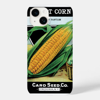 Vintage Seed Packet Label Art, Sweet Yellow Corn Case-Mate iPhone 14 Case