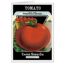 Vintage Seed Packet Label Art, Tomato Pomodoro