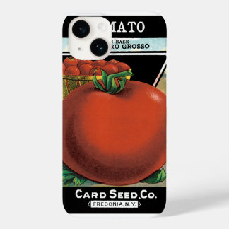 Vintage Seed Packet Label Art, Tomato Pomodoro Case-Mate iPhone 14 Case