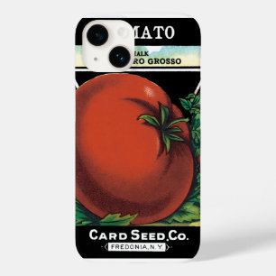 Vintage Seed Packet Label Art, Tomato Pomodoro Case-Mate iPhone 14 Case