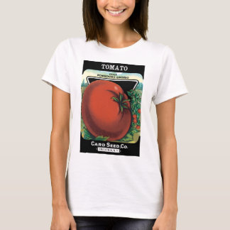 Vintage Seed Packet Label Art, Tomato Pomodoro T-Shirt