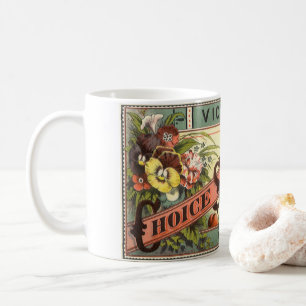 Vintage Seed Packet Label Art, Vick's Choice Seeds Coffee Mug