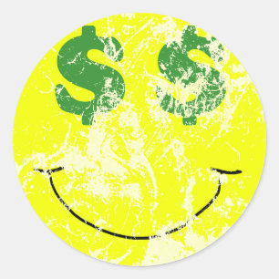 Vintage Seeing Green Sticker