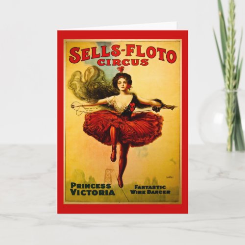 Vintage Sells_Floto Circus Poster Card