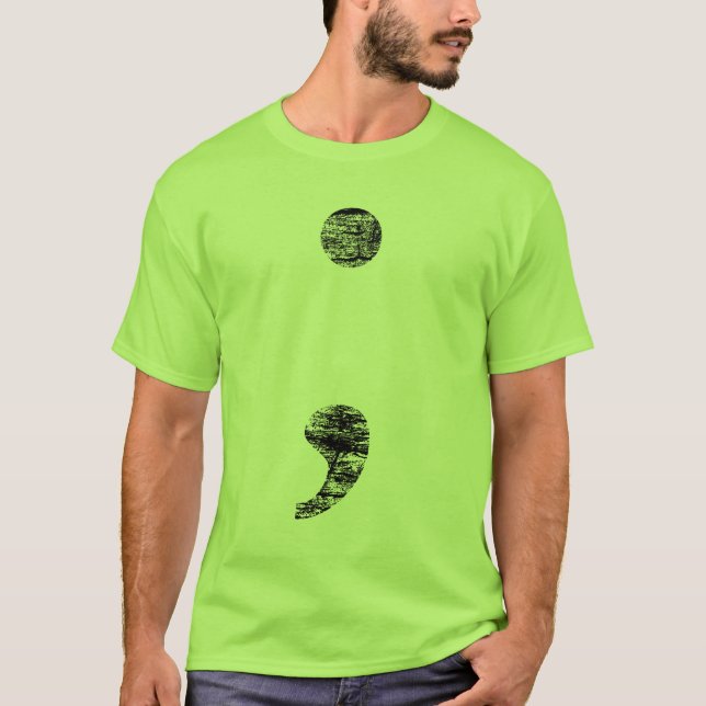Vintage Semicolon Shirt (Front)