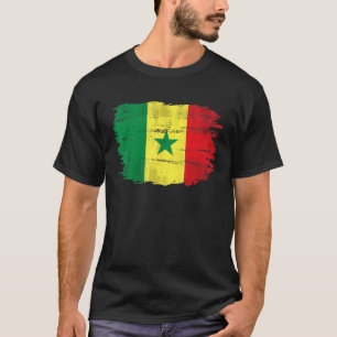 Vintage Senegal Flag For Senegal T-Shirt