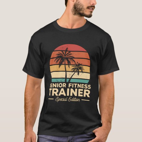 Vintage Senior Fitness Trainer Special Edition T_Shirt