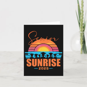 Vintage Senior Sunrise 2025 Seniors Of Cl Graduati Card
