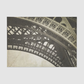 Vintage Sepia Eiffel Tower Arch Decoupage Paper