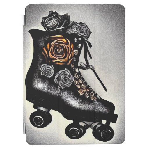Vintage Sepia Rose Roller Skate iPad Air Cover