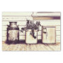 Vintage Sepia Tone Rustic Country Jugs Tissue Paper