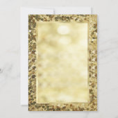 Vintage Sequin Gold Bokeh Template (Back)