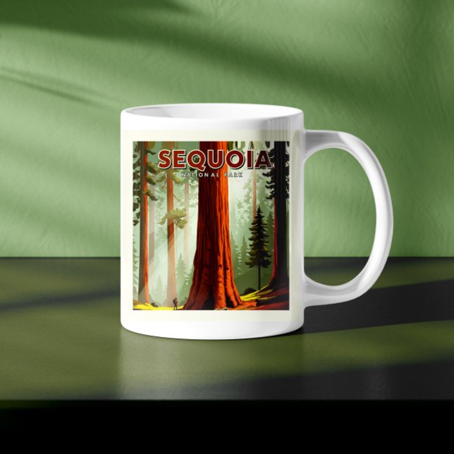 Vintage Sequoia National Park Coffee Mug (Creator Uploaded)