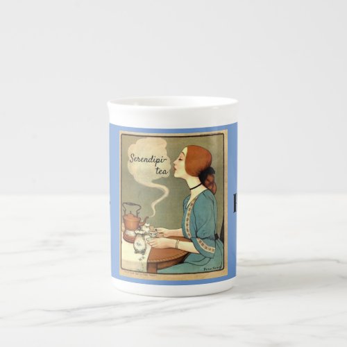 Vintage Serendipi_tea Tea_riffic Custom Bone China Mug