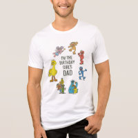 Vintage Sesame Street Characters Birthday Tri-Blen