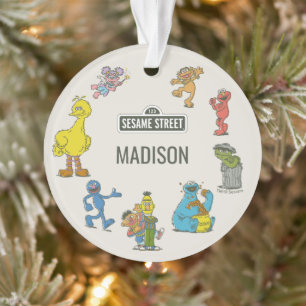 Vintage Sesame Street Characters Ornament