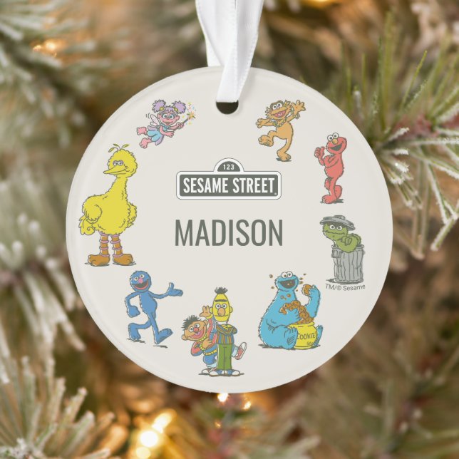 Vintage Sesame Street Characters Ornament (Tree)