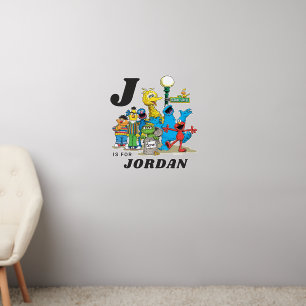 Vintage Sesame Street Pals Wall Decal