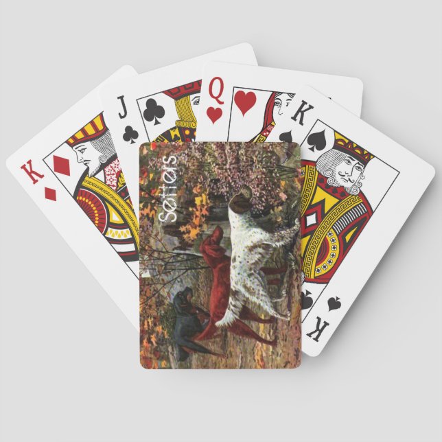 Vintage Setters Playing Cards (Back)