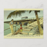 Vintage Seven Mile Bridge Florida Postcard at Zazzle