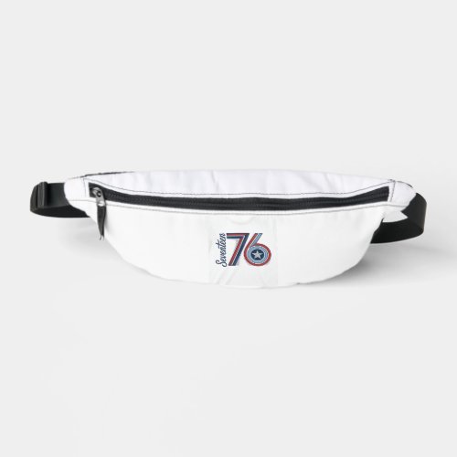 Vintage Seventeen 76 Patriotic Vector Shirt Design Fanny Pack