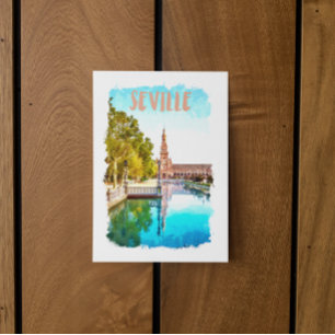 Vintage Sevilla Spain Andalucia Postcard