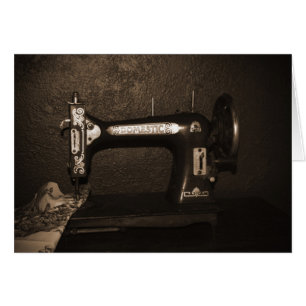Vintage Sewing Machine Cards