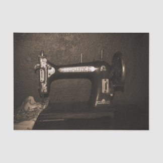 Vintage Sewing Machine Tissue Paper