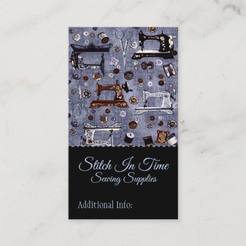 Vintage Sewing Machines Business Card