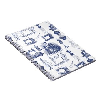 Vintage Sewing Toile Notebook | Zazzle