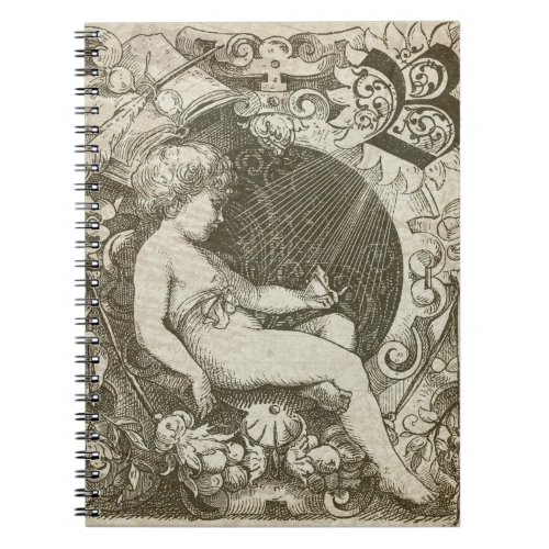 Vintage Shabby Chic Angel Cherub Notebook