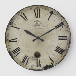 Vintage Shabby Chic Antique Wall Clock