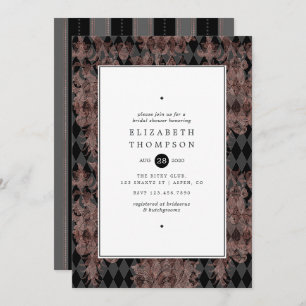Vintage Shabby-Chic Bridal Shower Invitation