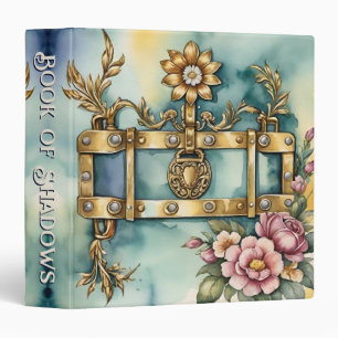 Vintage Shabby Chic Garden Book of Shadows 3 Ring Binder