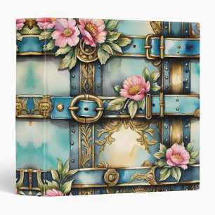Vintage Shabby Chic Garden Book of Shadows 3 Ring Binder
