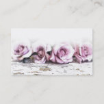 Vintage Shabby Chic Roses Business Cards at Zazzle