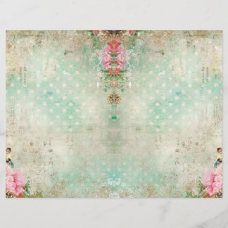 Vintage Shabby Chic Scrapbook Paper