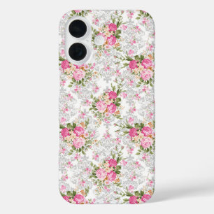 Vintage Shabby Flowers iPhone 16 Case