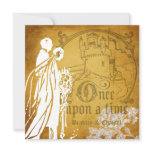 Vintage Shaded Gold Once Upon a Time Invitation