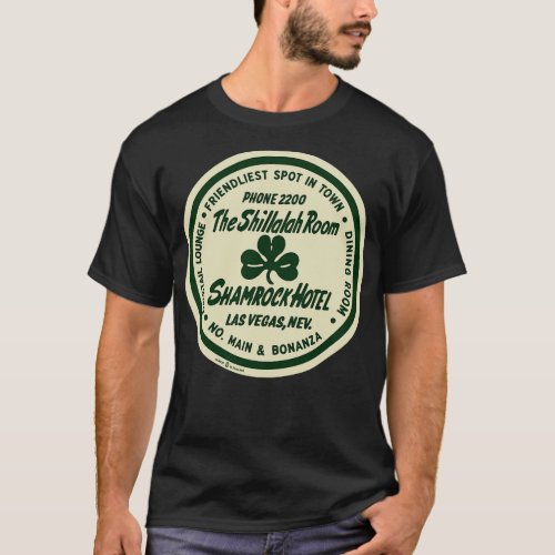 Vintage Shamrock Hotel Las Vegas Nevada T_Shirt