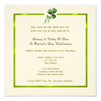 s day invitations st patricks day invitations announcements zazzle s day invitations st patricks day invitations announcements zazzle