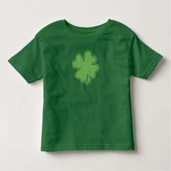 Vintage Shamrock St. Patrick's Day Toddler T-shirt by koncepts at Zazzle