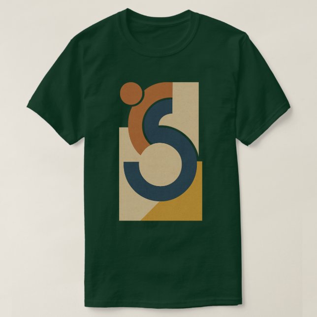 Vintage Shapes Artwork Men's Dark T-Shirt (Design Front)