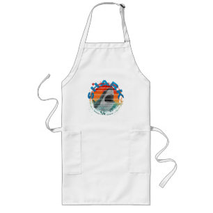 Vintage shark fisherman fishing gift  long apron